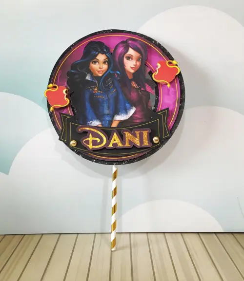 topo de bolo Descendentes