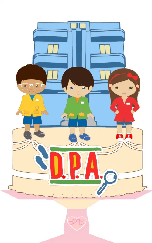 Topo de Bolo Detetive DPA