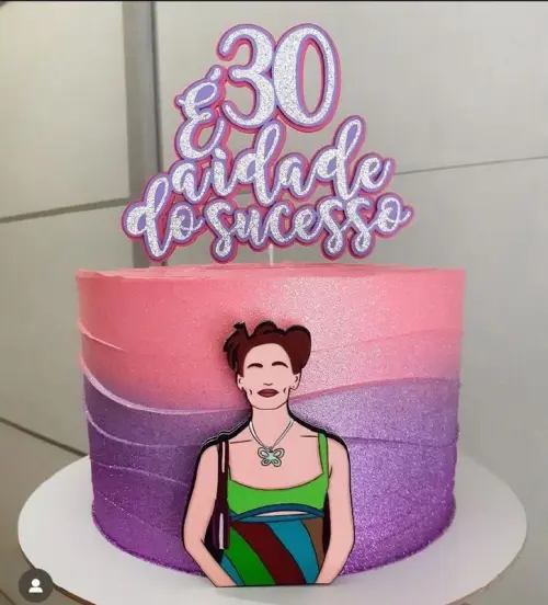 Topo de Bolo De Repente 30