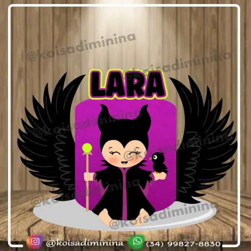 Topo de Bolo Malévola