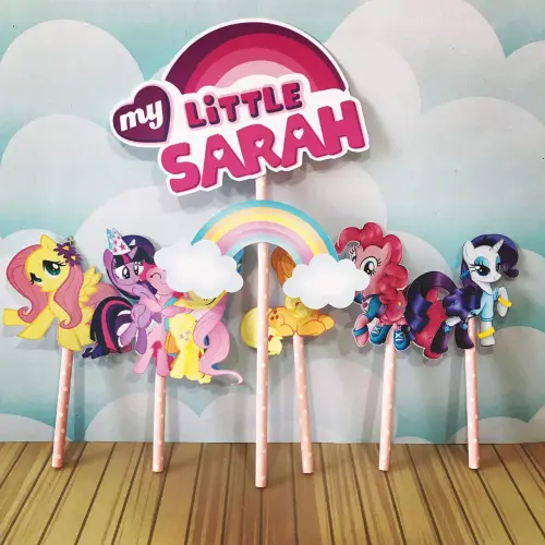 Topo de Bolo My Little Poney
