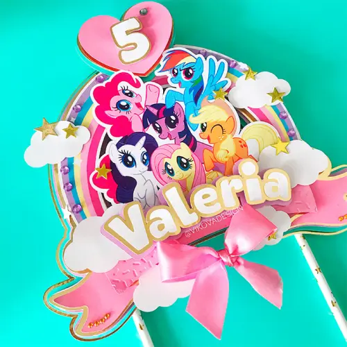 Topo de Bolo My Little Poney