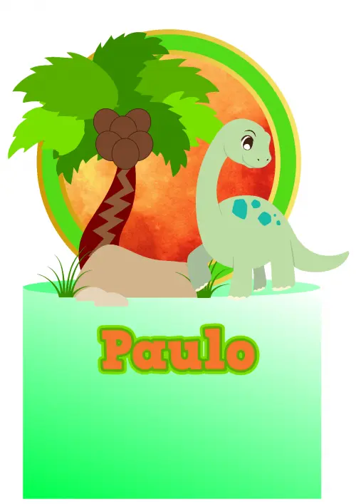 topo de bolo dinossauro