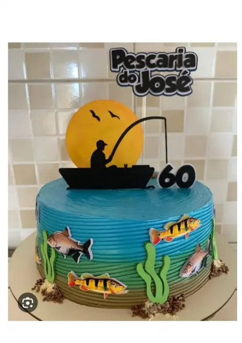 Topo de Bolo Pescaria