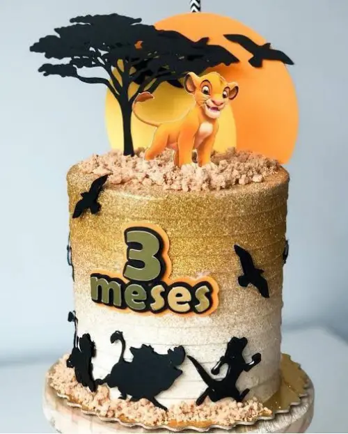 Topo de Bolo Rei Leão