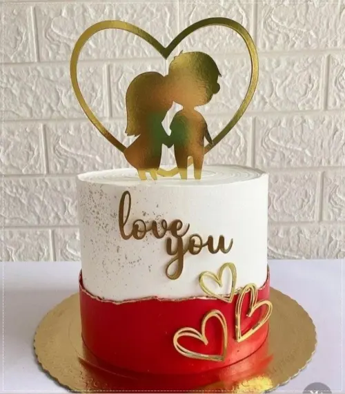 Topo de Bolo Dia dos Namorados