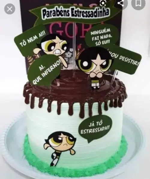 Topo de bolo Docinho