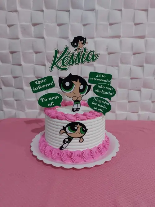 Topo de bolo Docinho