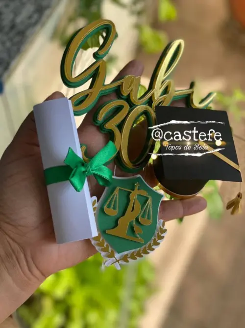 Topo de bolo Nutrição