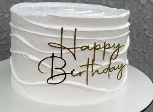 Topo de Bolo Happy Birthday