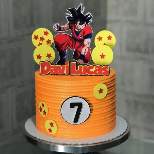 Topo de Bolo Dragon Ball Z