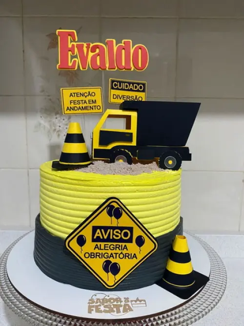 Topo de Bolo Caminhão