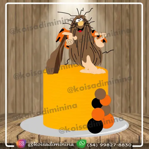 Topo de Bolo Capitão Caverna