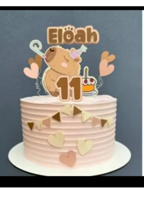 Topo de bolo Capivara