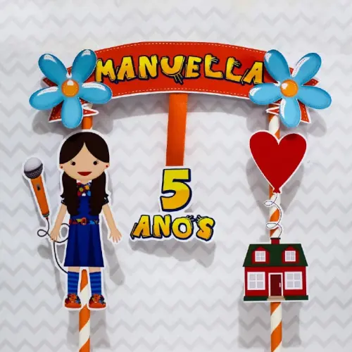 Topo de Bolo Chiquititas