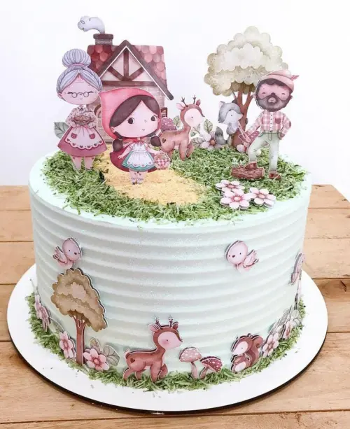 Topo de Bolo Chapeuzinho Vermelho