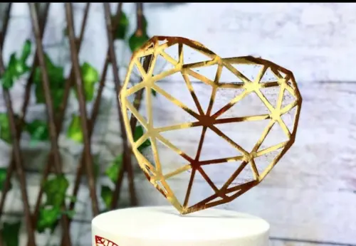 Topo de Bolo Coração