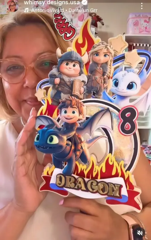 Topo de Bolo Como treinar seu dragao