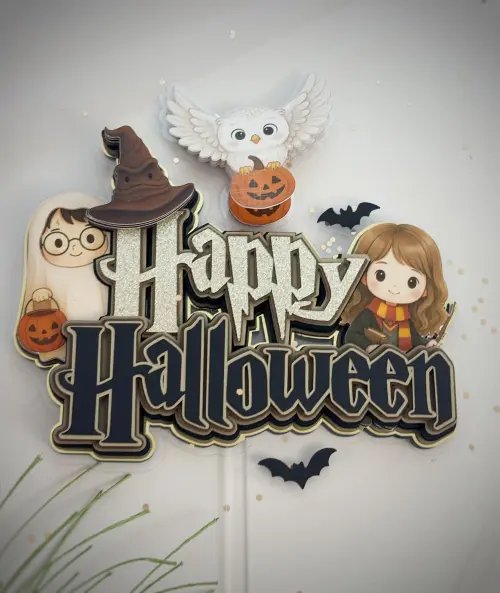 Topo de Bolo harry Potter