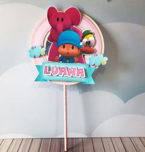 Topo de bolo Pocoyo