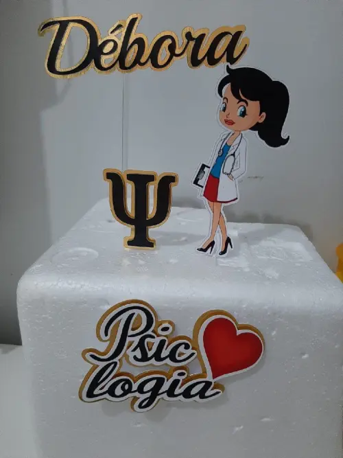 Topo de Bolo Psicologia