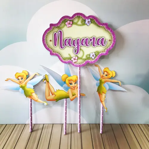 Topo de Bolo Sininho