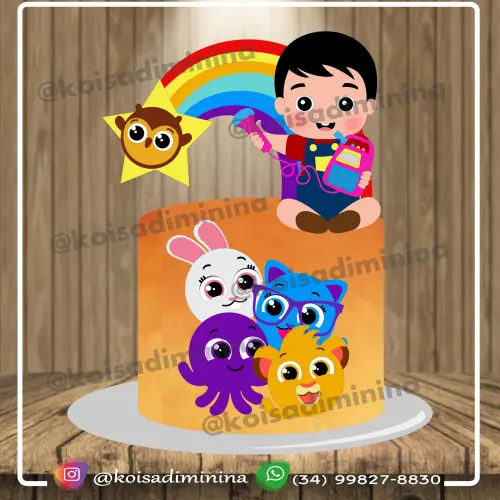 Topo de bolo Bolofofo