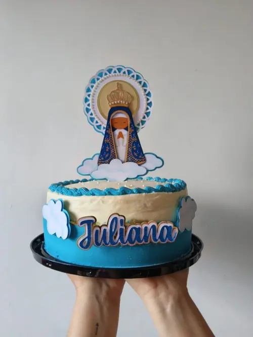 Topo de Bolo Nossa Senhora Aparecida