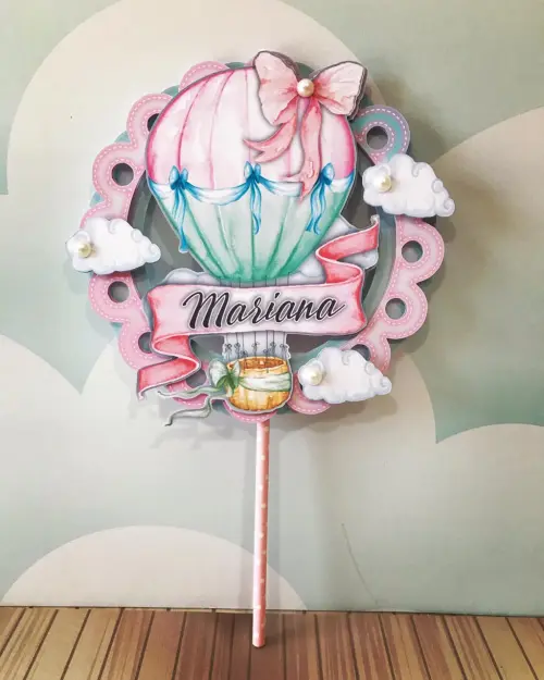Topo de bolo Balão