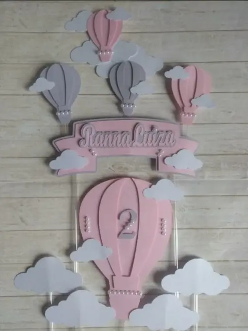 Topo de bolo Balão