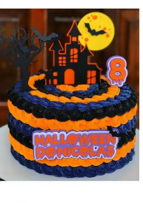 Topo de Bolo Halloween