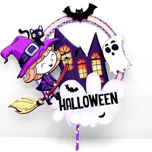 Topo de Bolo Halloween