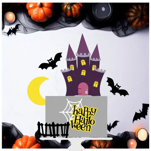 Topo de Bolo Halloween