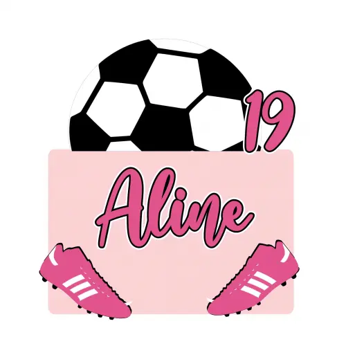 Topo de bolo Futebol