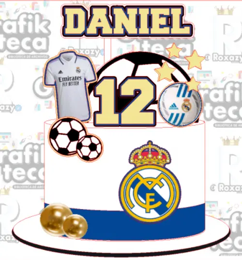 Topo de bolo Futebol