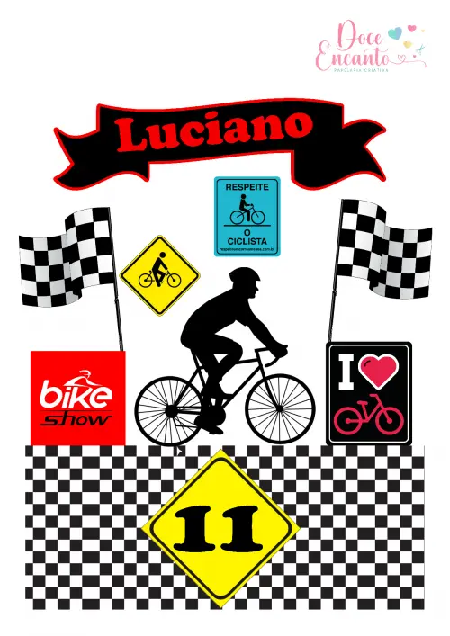 Topo de Bolo Ciclista