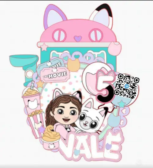 Topo de bolo A casa magica da gaby