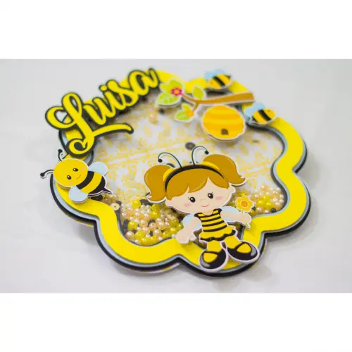 Topo de Bolo Abelhinha