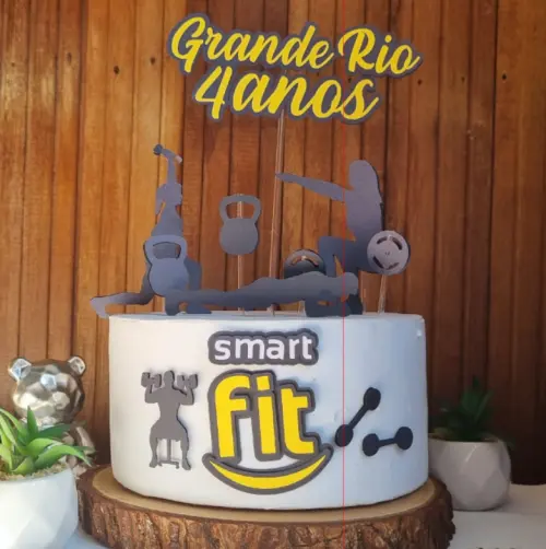 Topo de bolo Crossfit