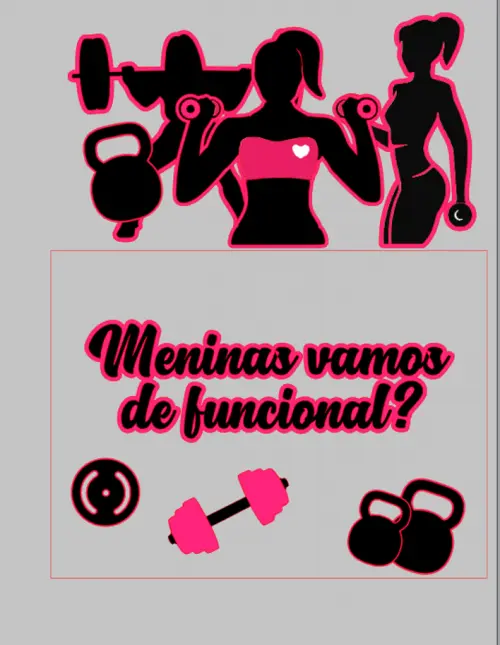 Topo de bolo Crossfit