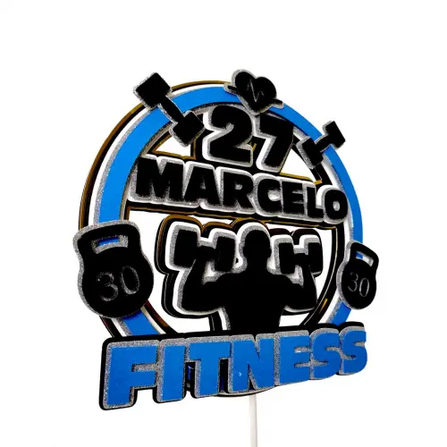 Topo de bolo Crossfit