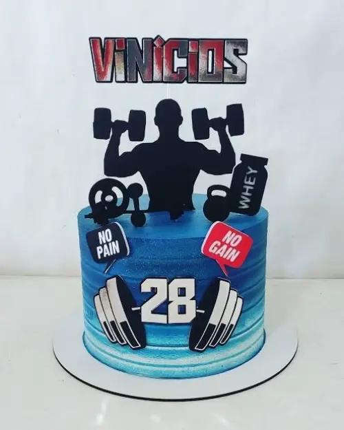 Topo de bolo Crossfit