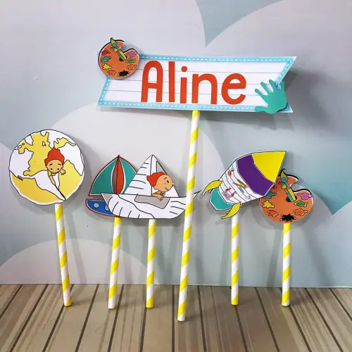 Topo de Bolo Aquarela