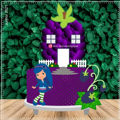 Topo de Bolo Amorinha