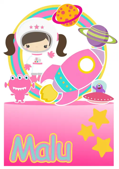 Topo de bolo Astronauta