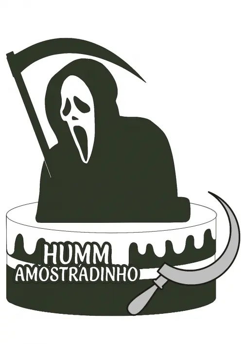 Topo de bolo Amostradinho