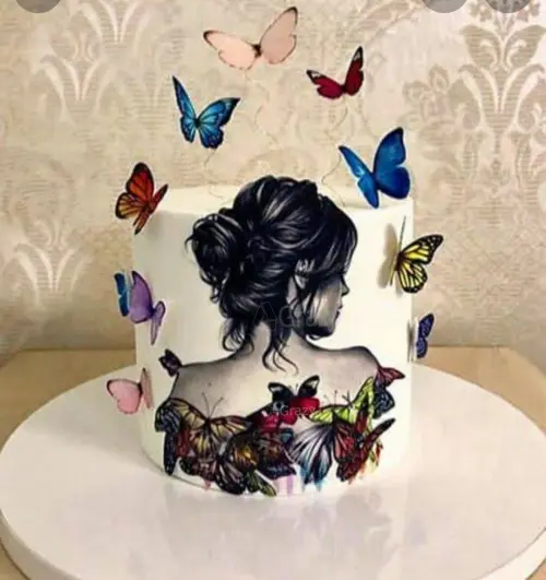 Topo de bolo Borboleta