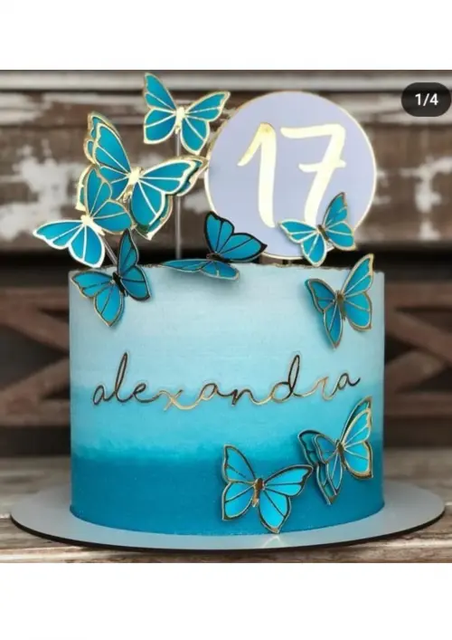 Topo de bolo Borboleta