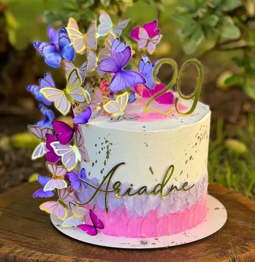 Topo de bolo Borboleta