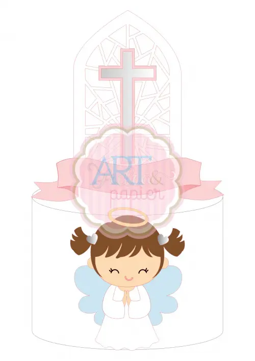 Topo de Bolo Batizado